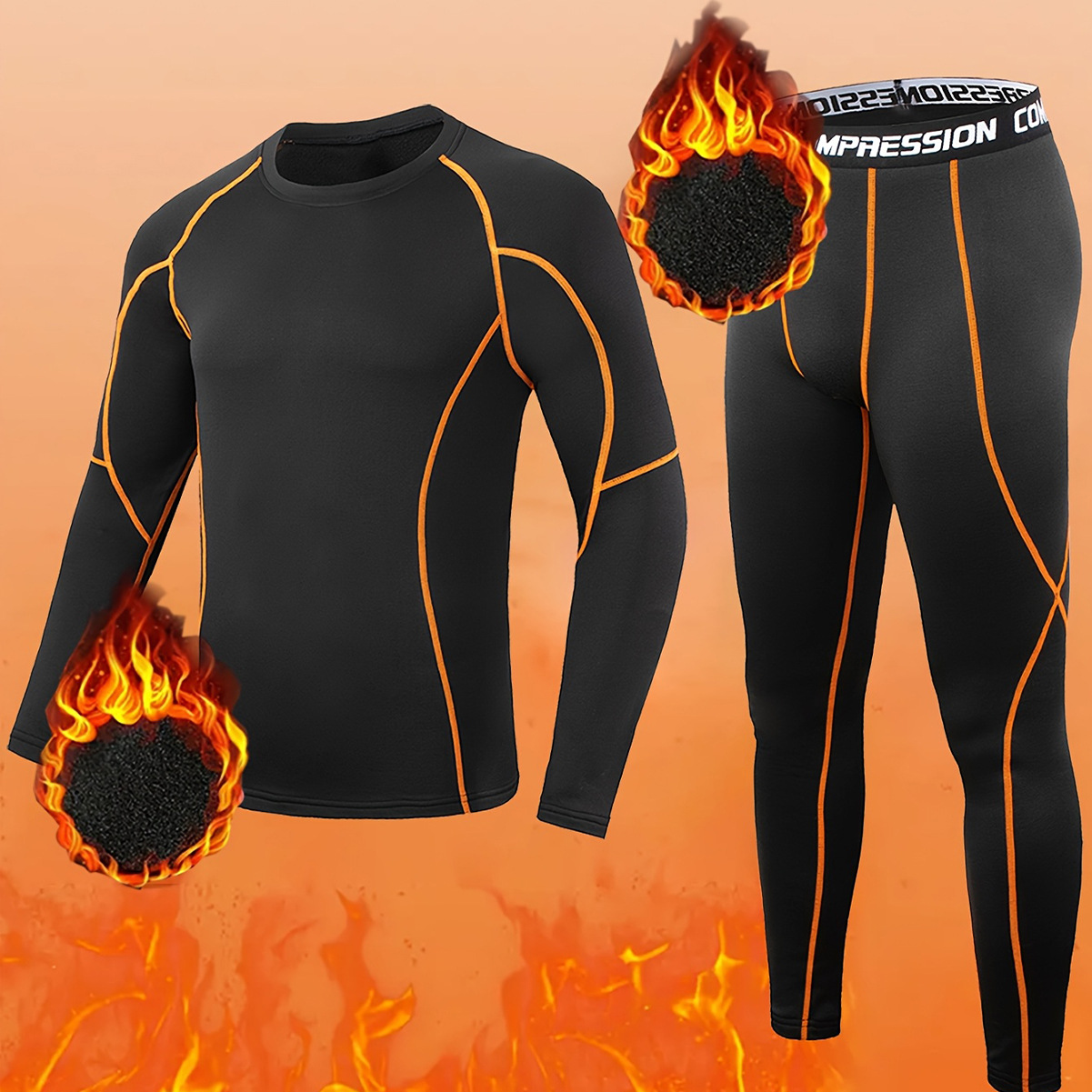 Compression Long Pant - Setelan Olahraga Pria Musim Dingin 2