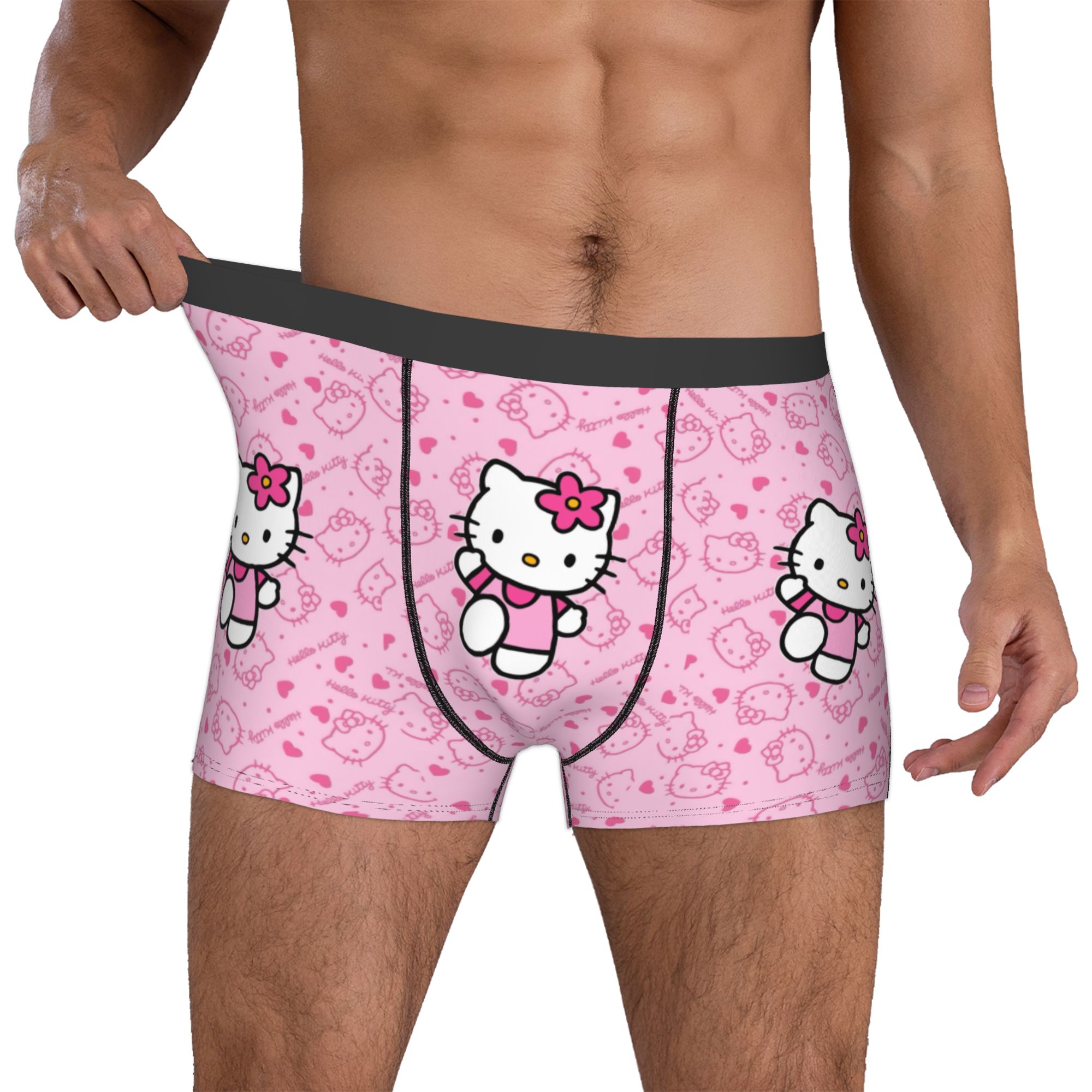 Boxer Shorts Modal - Celana Dalam Anak Perempuan Motif Kucing