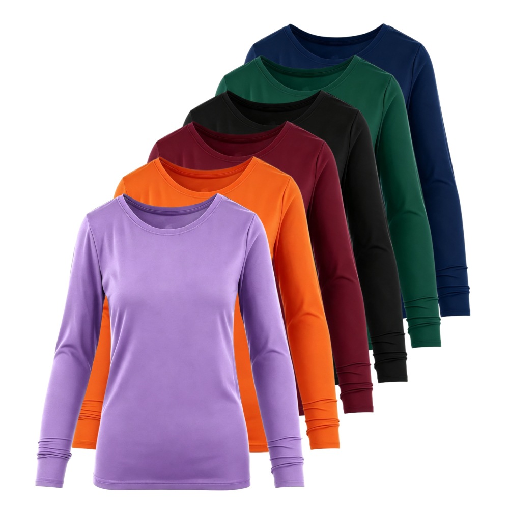 Undershirt Crew Neck - Kaos Dalam Lengan Panjang Kerah Bulat,