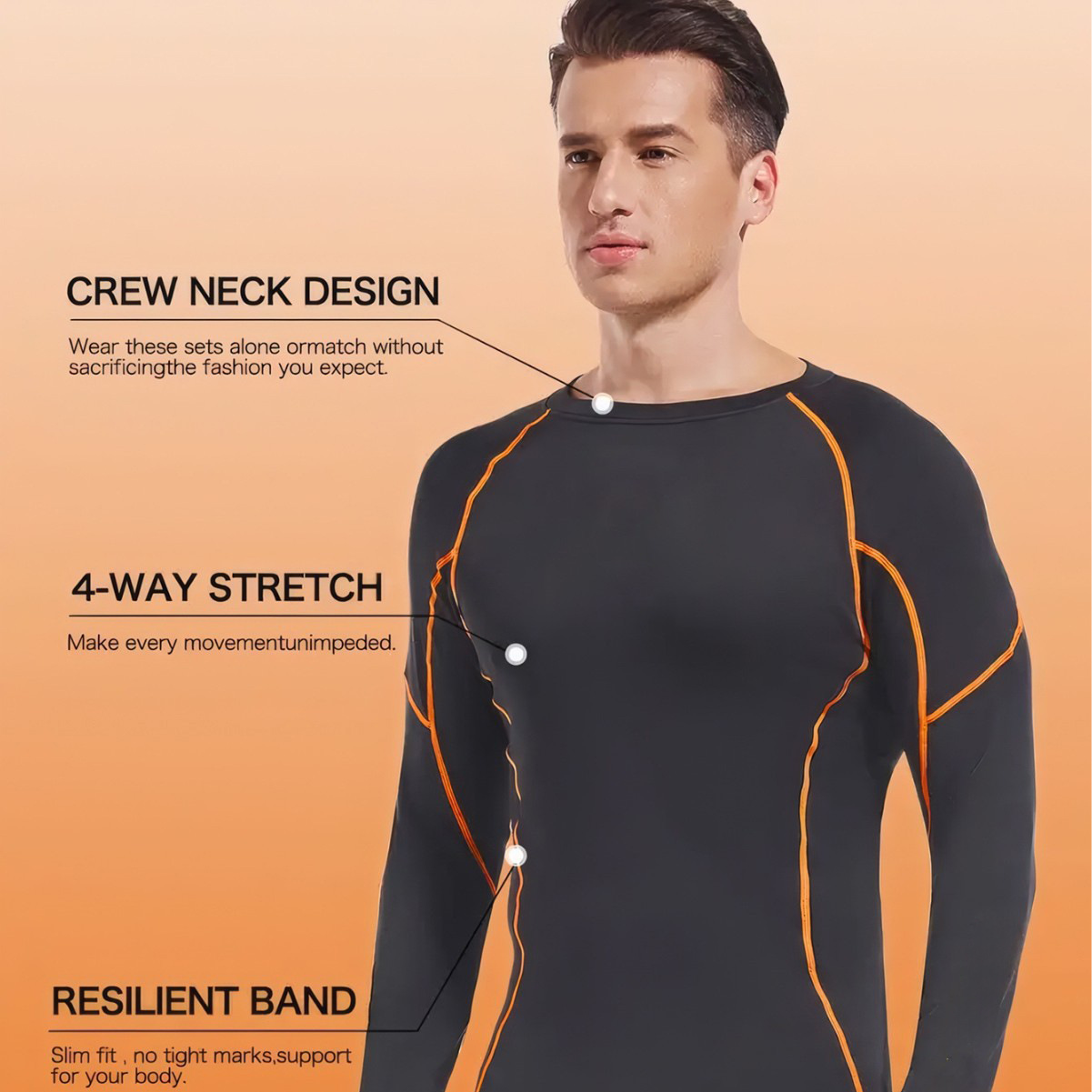 Setelan Olahraga Pria Musim Di - Compression Long Pant ulasan dan harga