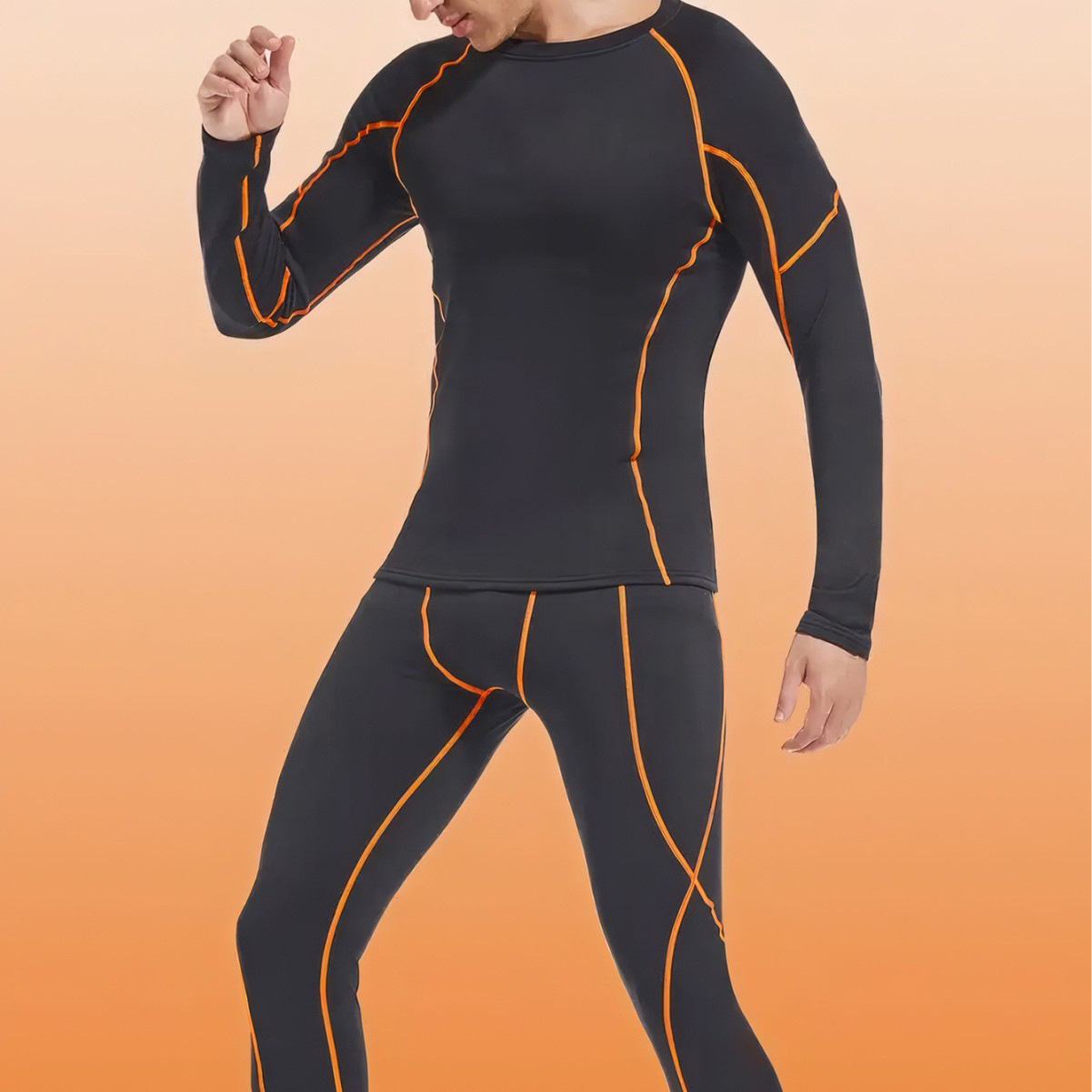 Setelan Olahraga Pria Musim Di - Compression Long Pant ulasan dan harga