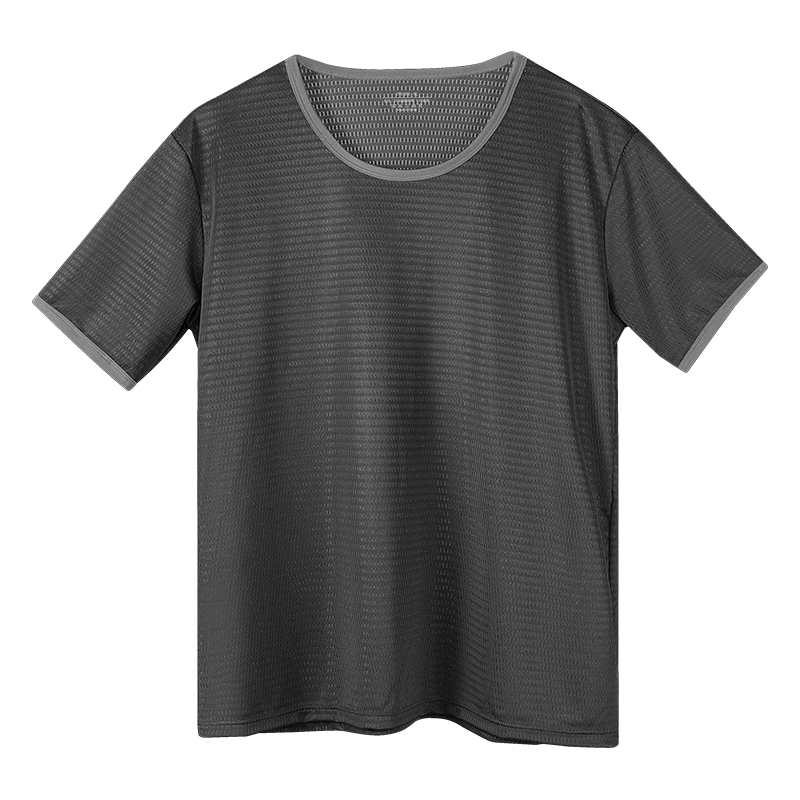 Kaos Pria Bahan Sutra Es Tanpa - Undershirt Crew Neck ulasan dan harga