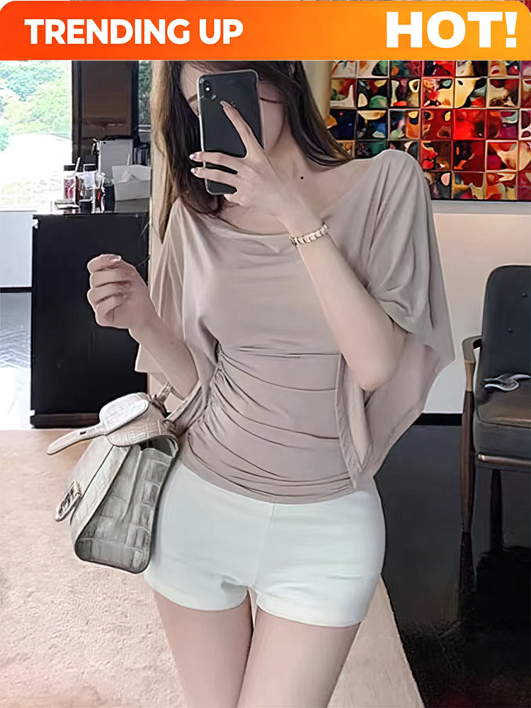Kaos T-shirt Wanita dengan Des - T Shirt Tight Fit ulasan dan harga